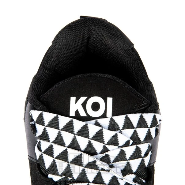 KOI FOOTWEAR Koi Ricta Flip Chunky Sole Trainers (Black/White) 10 KOI FOOTWEAR Koi Ricta Flip Chunky Sole Trainers (Black/White) - Image 10