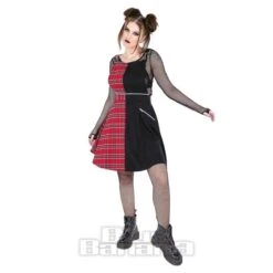 Heartless Into The Void Pinafore Dress (Black/Red) 10 Heartless Into The Void Pinafore Dress (Black/Red) -Alternative Clothing Store ee7f75575ed9ff929442ca333ee9 151659 b