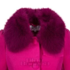 Bleeding Heart Fur Collar Coat (Pink) -Alternative Clothing Store f1b0db9d5d0587c3880afebdf24e