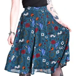 Hell Bunny Sianna Chiffon Skirt (Teal Blue) 12 Hell Bunny Sianna Chiffon Skirt (Teal Blue) -Alternative Clothing Store f5ac0ec056247dcd146d29cff388