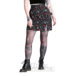 Hell Bunny Lilith Skirt (Black)