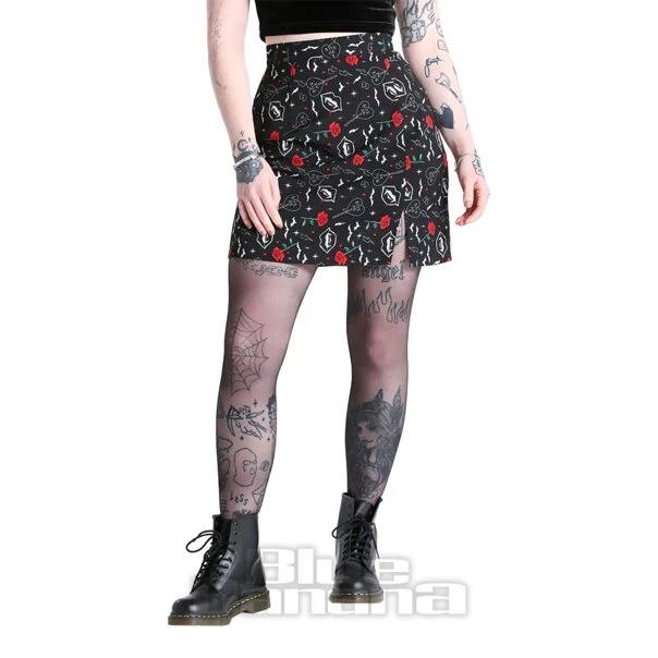 Hell Bunny Lilith Skirt (Black) 1 Hell Bunny Lilith Skirt (Black)