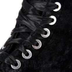 Dr. Martens Dr Martens 1460 Vegan Crushed Velvet Boots (Black) -Alternative Clothing Store f79ab3fe23d0eb6296afad562391