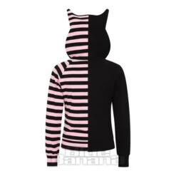 Banned Front Zip Hoodie (Black/Pink) 12 Banned Front Zip Hoodie (Black/Pink) -Alternative Clothing Store f821d668323d6731394d94dd9ab6