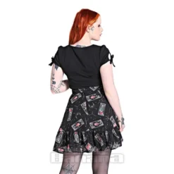 Hell Bunny Duality Chiffon Skirt (Black) -Alternative Clothing Store fb4b25dcd314d6a5129cb4634f94