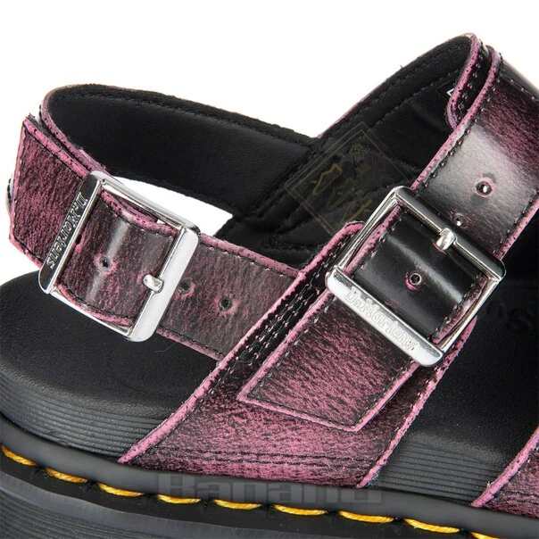 Dr. Martens Dr Martens Voss II Two Tone Vegan Rub Off Sandals (Black) 9 Dr. Martens Dr Martens Voss II Two Tone Vegan Rub Off Sandals (Black) - Image 9