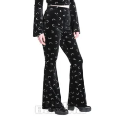 Hell Bunny Misty Moon Trousers (Black)